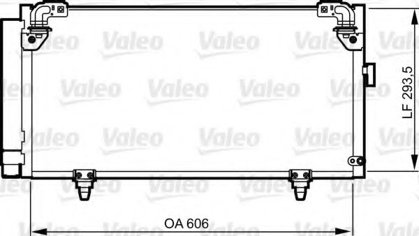 Радиатор кондиционера VALEO 814314