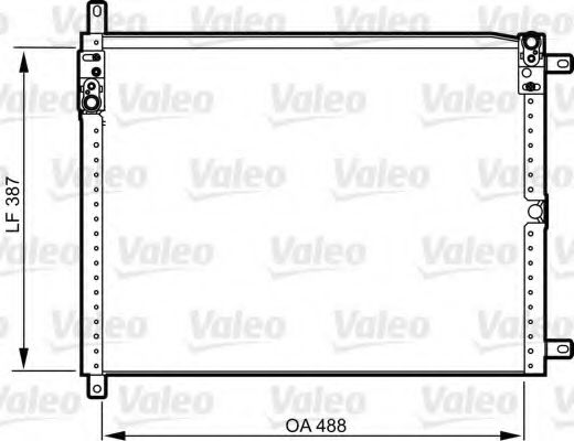Радіатор кондиціонера VALEO 814293