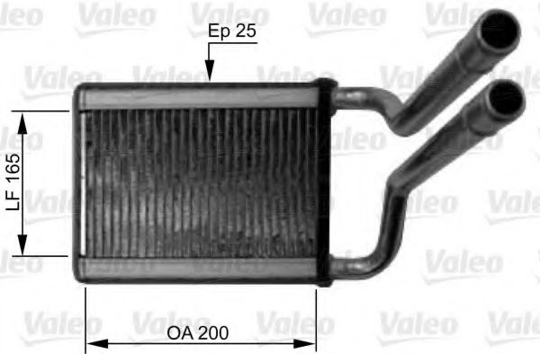 Радиатор отопителя VALEO 812438