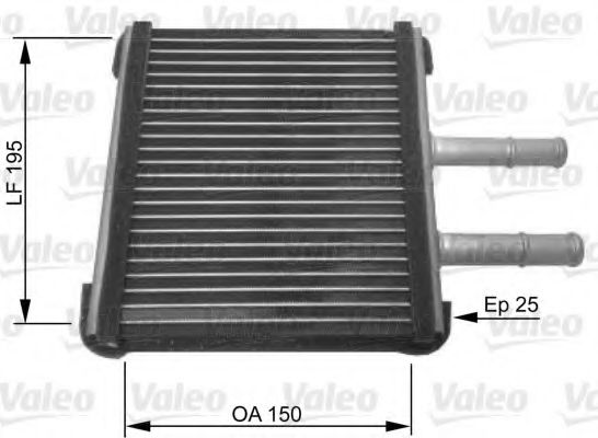 Радіатор опалення VALEO 812442