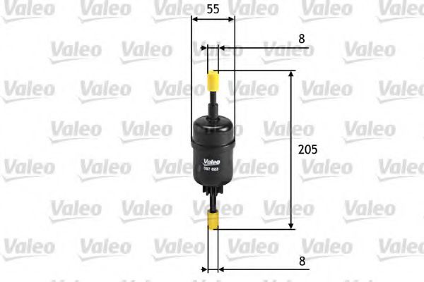 Паливний фільтр VALEO 587023 - Фото 1