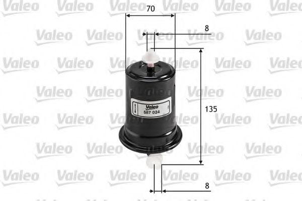 Топливный фильтр VALEO 587024 - Фото 3