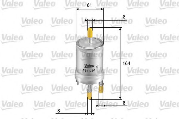 Топливный фильтр VALEO 587030 - Фото 3