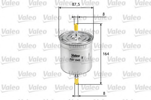 Топливный фильтр VALEO 587040 - Фото 1