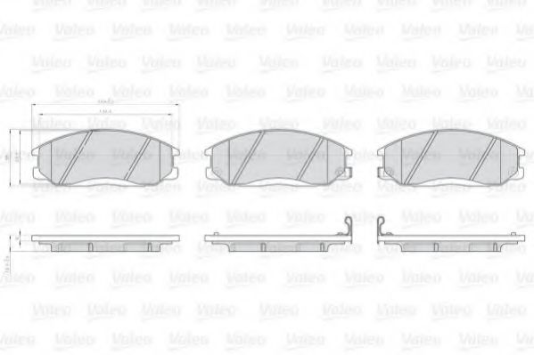 Тормозные колодки VALEO 873569
