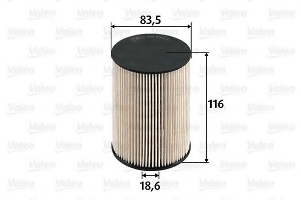 Топливный фильтр VALEO 587919
