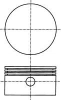 Поршень NÜRAL 87-741200-10