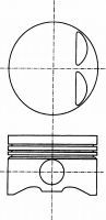 Поршень NÜRAL 87-501800-40
