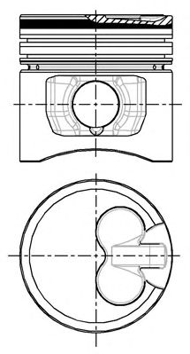 Поршень NÜRAL 87-783511-10