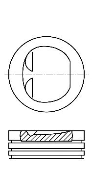 Поршень NÜRAL 87-783708-00