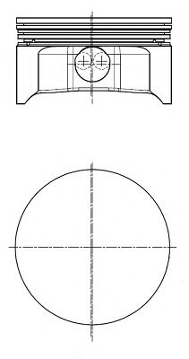 Поршень NÜRAL 87-141200-00