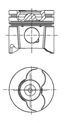 Поршень NÜRAL 87-114708-40