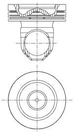 Поршень NÜRAL 87-437600-00