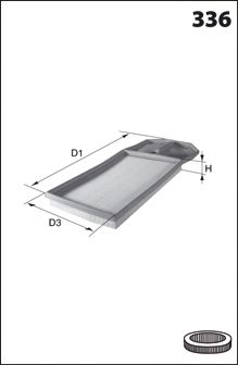 Воздушный фильтр MECAFILTER ELP3752 MECAFILTER