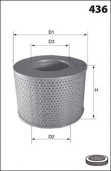 Воздушный фильтр MECAFILTER EL3157 MECAFILTER
