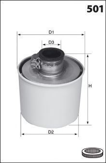Воздушный фильтр компрессора MECAFILTER FA3178 MECAFILTER