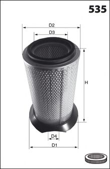 Воздушный фильтр MECAFILTER FA1024 MECAFILTER