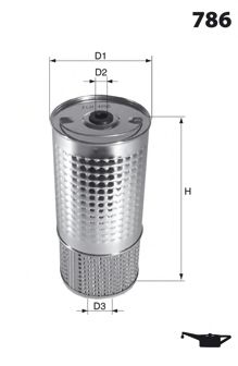 Масляный фильтр MECAFILTER ELH4151 MECAFILTER