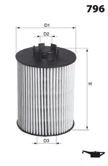 Масляный фильтр MECAFILTER ELH4464 MECAFILTER