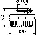 Глушитель шума, пневматическая система WABCO 432 407 012 0 - Фото 1
