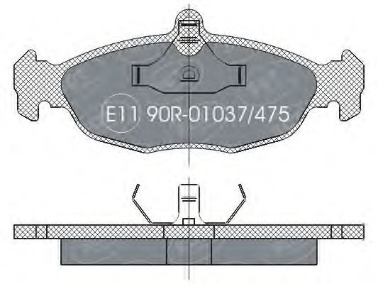 Тормозные колодки SCT SP 252 PR