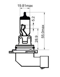 Лампа фары SCT 202990