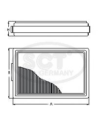 Фильтр салона SCT SA 1255 - Фото 1