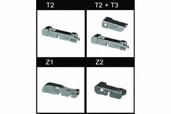 Щетка стеклоочистителя SCT AEROTECH 9464 Multi flat - Фото 1