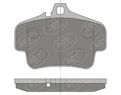 Тормозные колодки SCT SP 462 PR