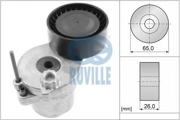 Натяжитель поликлинового ремня RUVILLE 55166