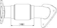 Труба выхлопного газа DINEX 29299