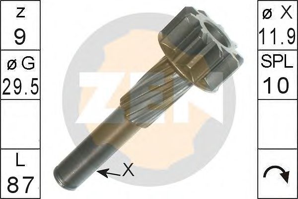 Бендикс стартера ERA 225758