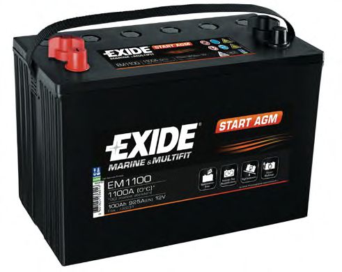 Стартерная аккумуляторная батарея EXIDE EM1100