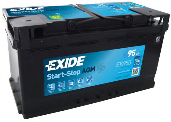 Стартерная аккумуляторная батарея EXIDE EK950