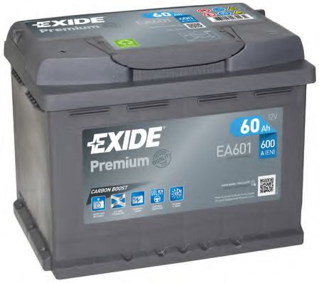Стартерная аккумуляторная батарея EXIDE EA601 PREMIUM ***