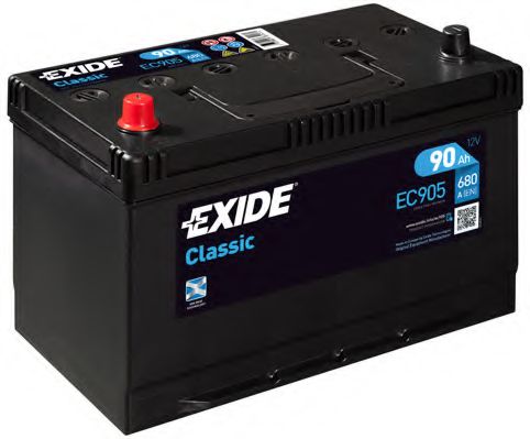 Стартерная аккумуляторная батарея EXIDE EC905 CLASSIC *