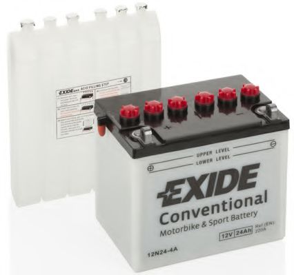 Стартерная аккумуляторная батарея EXIDE 12N24-4A EXIDE Conventional