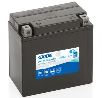 Стартерная аккумуляторная батарея EXIDE AGM12-9