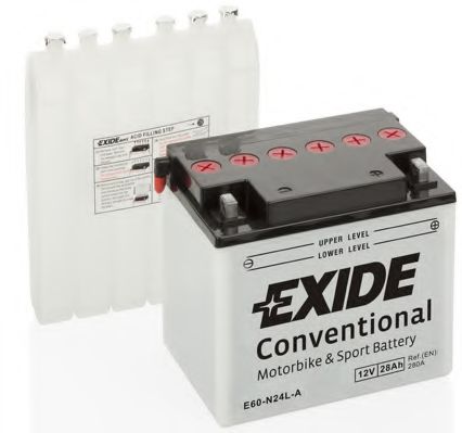 Стартерная аккумуляторная батарея EXIDE E60-N24L-A EXIDE Conventional