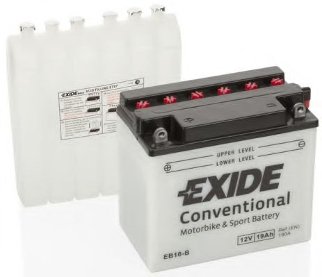 Стартерная аккумуляторная батарея EXIDE EB16-B EXIDE Conventional