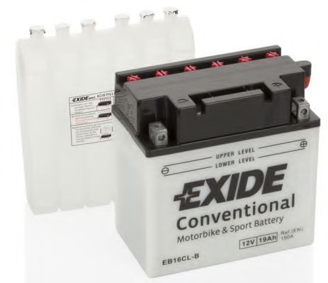 Стартерная аккумуляторная батарея EXIDE EB16CL-B EXIDE Conventional