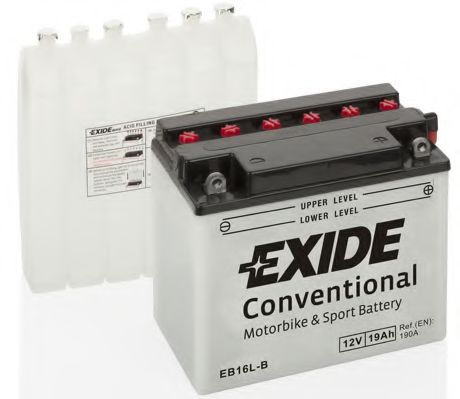 Стартерная аккумуляторная батарея EXIDE EB16L-B EXIDE Conventional