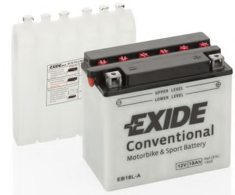 Стартерная аккумуляторная батарея EXIDE EB18L-A EXIDE Conventional