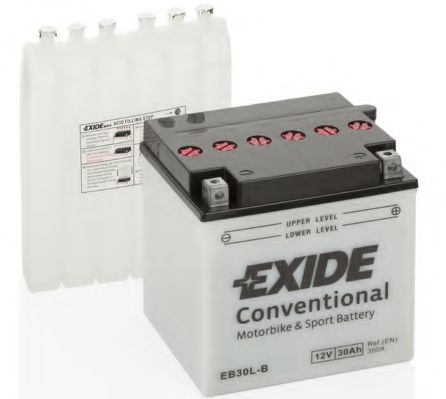 Стартерная аккумуляторная батарея EXIDE EB30L-B EXIDE Conventional