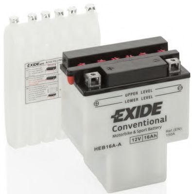 Стартерная аккумуляторная батарея EXIDE HEB16A-A EXIDE Conventional