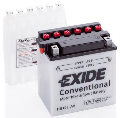 Стартерная аккумуляторная батарея EXIDE EB10L-A2 EXIDE Conventional