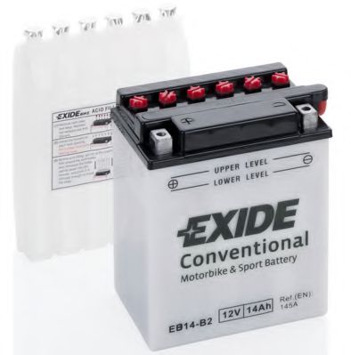 Стартерная аккумуляторная батарея EXIDE EB14-B2 EXIDE Conventional