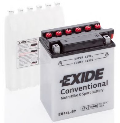 Стартерная аккумуляторная батарея EXIDE EB14L-B2 EXIDE Conventional