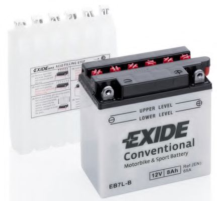 Стартерная аккумуляторная батарея EXIDE EB7L-B EXIDE Conventional