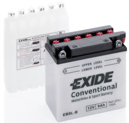 Стартерная аккумуляторная батарея EXIDE EB9L-B EXIDE Conventional